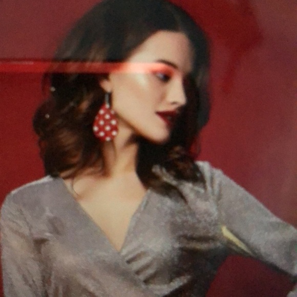 NEW Christmas earrings glitter NEW - Picture 5 of 10